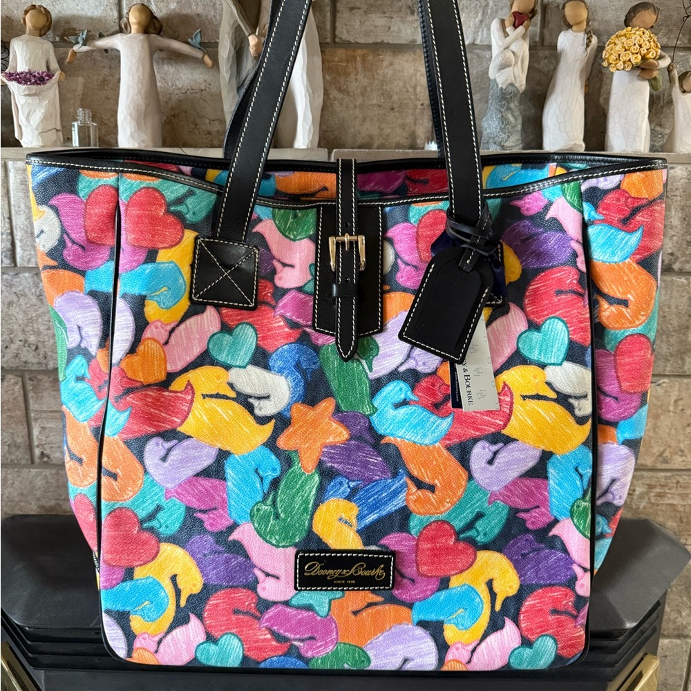 NWT LARGE Colorful Dooney & Bourke Women's Tote Bag